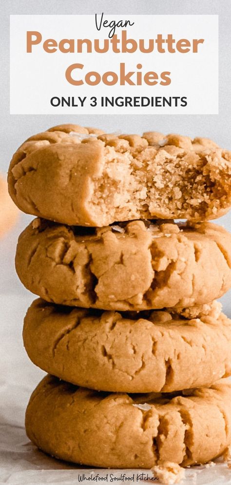 Peanut Butter Cookies No Egg, Paleo Peanut Butter Cookies, Sugar Free Peanut Butter Cookies, 3 Ingredient Peanut Butter Cookies, Easy Vegan Cookies, Healthy Peanut Butter Cookies, Gluten Free Peanut Butter Cookies, Soft Peanut Butter Cookies, Flourless Peanut Butter Cookies