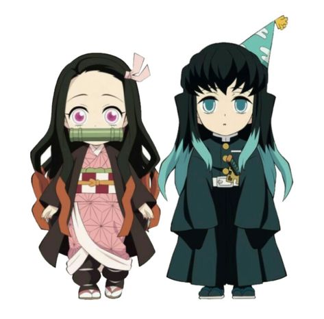 Muichiro And Nezuko Chibi, Muichiro And Nezuko, Muichiro Nezuko, Canon Ship, Platonic Relationship, Awesome Anime, Slayer Anime, Anime Chibi, Drawing Inspiration