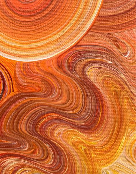 Painted Backgrounds On Canvas, Art Backrounds Ideas, Groovy Abstract Art, Boho Easy Paintings, Warm Abstract Art, Painting Ideas On Canvas Orange, Background Inspo Art, Cute Pumkins Ideas Painting, Sun Art Wallpaper