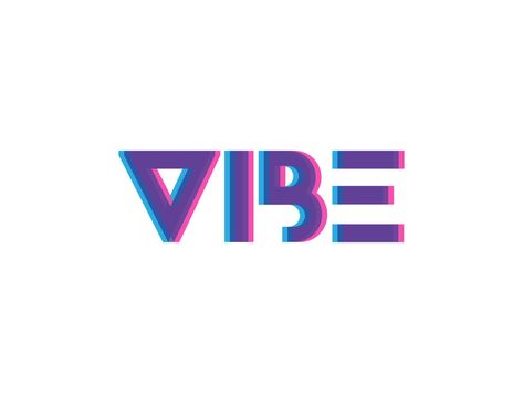 VIBE Logo Design wordmark typography app web ux ui identity blue abstract mark vector logo brand design branding logo design icon flat vibration Vibe Logo Design Ideas, Vibe Logo Design, Vibration Typography, Heatmap Design, Vibe Typography, Vibes Logo Design, Brand Logo Design Ideas, Typography App, Apparel Logo Design