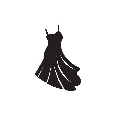 Dress Icon Logo, Famous Dress, Logo Design Trends, Fashion Icon, Dress Design, Dress Fashion, All About Fashion, Vector Logo, Vector Design