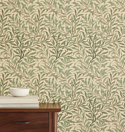 Willow Boughs William Morris Wallpaper | Rejuvenation Morris Tapet, Morris Co Wallpaper, Craftsman Wallpaper, Arts And Crafts Wallpaper, William Morris Wallpaper, Lily Wallpaper, Rabbit Wallpaper, Morris Wallpapers, Cole And Son Wallpaper