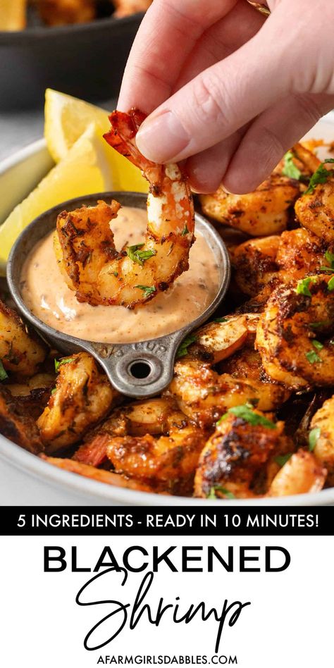 Charred Lemon, Blackened Shrimp, Grilled Shrimp Recipes, Shrimp Appetizers, Yummy Seafood, Shrimp Dinner, Shrimp Recipes For Dinner, Shrimp Recipes Easy, Soup Recipes Slow Cooker