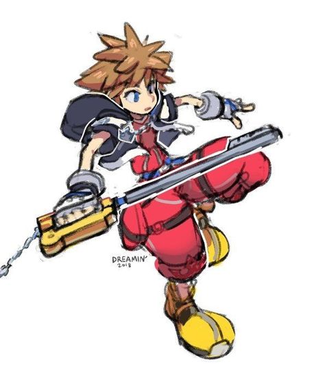 Sora Kingdom Hearts Fanart, Kingdom Hearts Crossover, Sora And Kairi, Kingdom Hearts Wallpaper, Kingdom Hearts Games, Kingdom Hearts Fanart, Sora Kingdom Hearts, Kingdom Hearts Art, Kingdom Heart