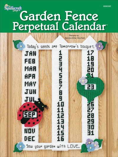 Plastic Canvas Calendar, Doorstop Pattern, Plastic Canvas Stitches, Plastic Crafts, Perpetual Calendar, Plastic Canvas Crafts, Canvas Projects, Canvas Crafts, Calendar Design