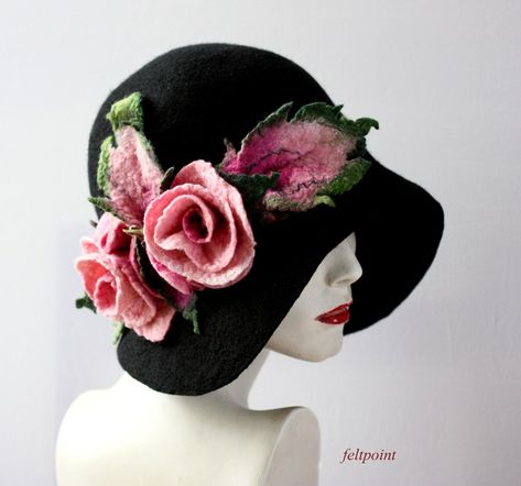 1920s Hats Women, Fishers Hat, 1920s Hats, Style Année 20, 1920s Hat, Miss Fisher, Felted Hats, Gatsby Hat, La Belle Epoque