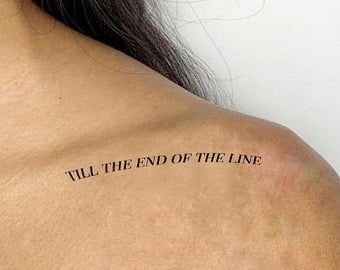 With You Till The End Of The Line Tattoo, Til The End Of The Line Tattoo, Till The End Of The Line Tattoo, Bucky Tattoo Ideas, Marvel Inspired Tattoos, Till The End Tattoo, Bucky Barnes Tattoo, Avengers Tattoo Ideas, Marvel Tattoo Ideas