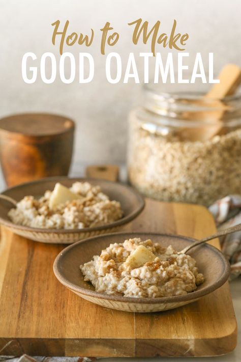 A really good bowl of oatmeal on a chilly morning is warm, comforting, and satisfying. Let me show you how I like to make it! #oatmeal #breakfast #comfortfood #healthyrecipes Oatmeal How To Make, What Is Healthy Food, Bowl Of Oatmeal, Homemade Oatmeal, Food Innovation, Chilly Morning, Warm Breakfast, Best Oatmeal, Oatmeal Breakfast