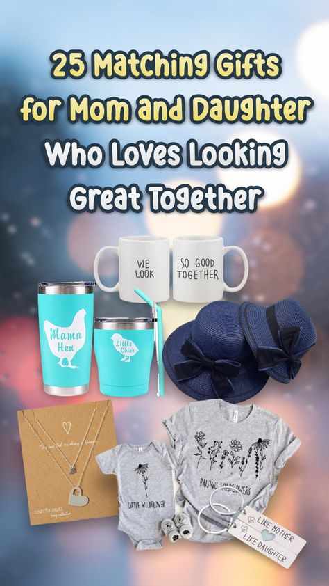 we have curated 25 thoughtful ideas of matching gifts for mom and daughter who would love to look great together. The following items are full of sweet and unique pairs that will perfectly show the love between the two. Mom And Daughter Gift Ideas, Mom Wine Glass, Summer Hats Beach, Wine Mom, Champagne Flute Set, Perfume Set, Mom And Daughter, Gift Inspiration, Birth Month Flowers