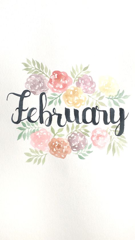 HELLO FEBRUARY 👋🏼💕 by MARTAHUG @martahug // @martahug.sweetdesigns February Images, Wallpaper Valentines, Hello Wallpaper, February Wallpaper, February Month, Hello February, Valentine's Day Crafts For Kids, Valentine Gifts For Husband, Valentines Wallpaper