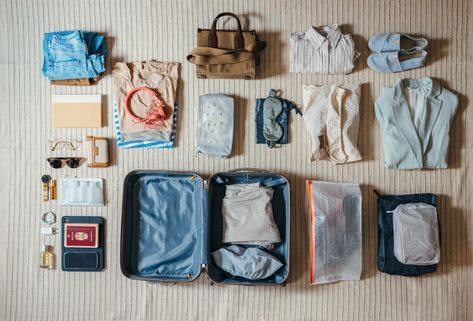 Packing Lessons We’ve Learned After 8.5 Years of Full-Time Travel Packing List For Long Term Travel, Luggage Packing Hacks, Luggage Packing List, Long Term Travel Packing, Living Out Of A Suitcase, Packing Organization, Bali Backpacking, Road Trip Bag, Luggage Packing