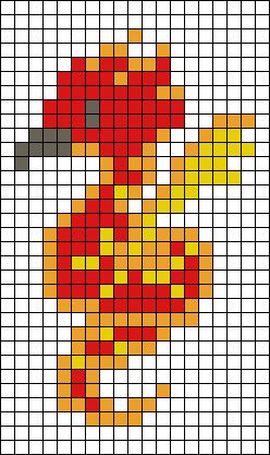 Phoenix Perler Bead Patterns, Harry Potter Alpha Pattern, Occamy Fantastic Beasts, Fantastic Beasts Harry Potter, Harry Potter Perler Beads, Cross Stitch Harry Potter, Holiday Cross Stitch Patterns, Harry Potter Movie, Melty Bead Patterns