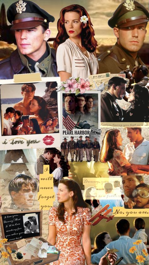 Danny: Have you ever seen Pearl Harbor at sunset? Evelyn: Of course. Danny: Well…from the air? #pearlharbor #pearlharbormovie #movies #benaffleck #joshhartnett #katebeckinsale #aesthetic Pearl Harbour Movie, Rafe Mccawley, Josh Hartnett Pearl Harbor, Pearl Harbor Movie, I Love You Dear, Aesthetic Shuffles, Josh Hartnett, Chick Flicks, Aesthetic Shoes