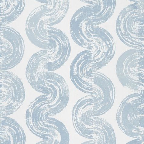 A curvilinear medium scale stripe of earthy, tonal texture for a relaxed play on 1970’s style. Priced by the yard, starting at $28/yard. Sold in five yard rolls. Available in 4 colorways. Made with @schumacher1889. 1970s Vibe, Backdrop Paint, Blue And White Wallpaper, Focal Wall, Georgian Architecture, Wallpaper For Sale, Scale Wallpaper, Scale Design, Wallpaper Design