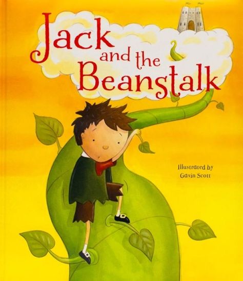 Jack and the beanstalk is a traditional literature story. This book is full of vivid images that will send children's imagination flying. A great lesson for this book would be to teach students the elements of a story, beginning, middle, and end. Jack And Finn Harries, Traditional Literature, Fairy Tale Activities, Fairy Tales Unit, Fairy Tale Crafts, Story Tale, Jack And The Beanstalk, Fairy Tale Books, Fairy Book