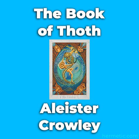 The Book of Thoth (Egyptian Tarot) by the Master Therion (Aleister Crowley) Master Therion, Aleister Crowley Tarot, Book Of Thoth, Egyptian Tarot, Aleister Crowley, Short Essay, Book Store, The Master, Tarot Cards