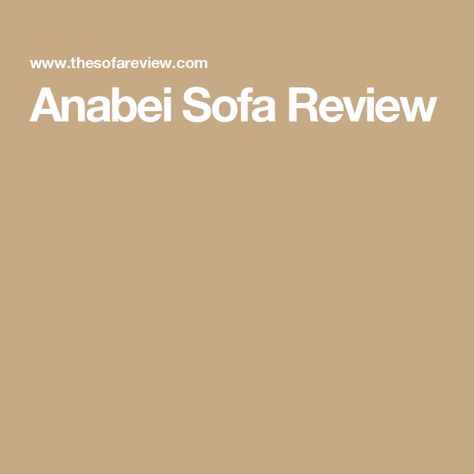 Anabei Sofa Review Anabel Couch, Washable Sofa, Sofa Review, Sofa Material, Slipcovered Sofa, Future House, Living Room Sofa, The Details, Open House