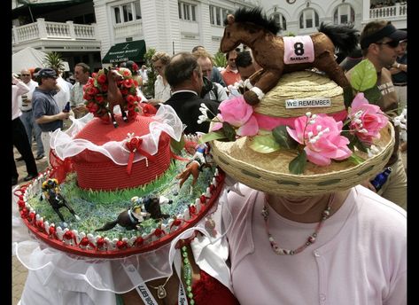 Diy Kentucky Derby Hat Ideas, Crazy Derby Hats, Kentucky Derby Hat Ideas, Kentucky Derby Hats Diy Funny, Derby Hat Ideas, Kentucky Derby Hats Diy Ideas, Crazy Kentucky Derby Hats, Diy Kentucky Derby Hat, Kentucky Derby Party Hats