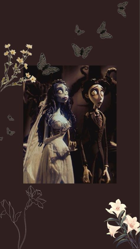 Emily Corpse Bride Aesthetic Wallpaper, Corps Bride Wallpaper Aesthetic, Aesthetic Corpse Bride Wallpaper, Corpes Bride Aesthetic Wallpaper, Victor And Emily Wallpaper, Emily And Victor Wallpaper, Victor Corpse Bride Wallpaper, Halloween Wallpaper Corpse Bride, Corpse Bride Wallpaper Iphone