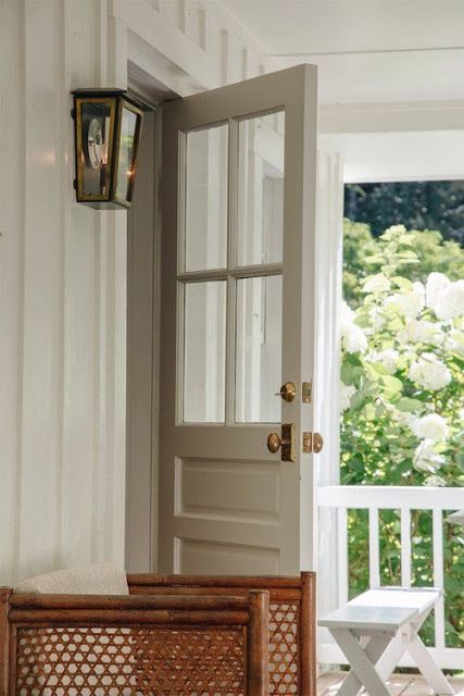 Vestibule Mudroom, Exterior Door Ideas, Cottage Front Porch, Cottage Details, Project House, Countryside Cottage, Beautiful Home Designs, Spring Valley, Cottage Living