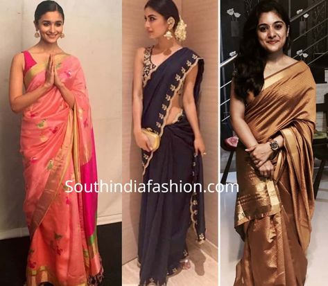 how to drape saree for short height Height Tips, Wedding Outfits Indian, Latest Saree Blouse, Saree Styling, Short Bride, Classy Blouses, Cotton Saree Blouse Designs, Sarees For Girls, Patola Sarees