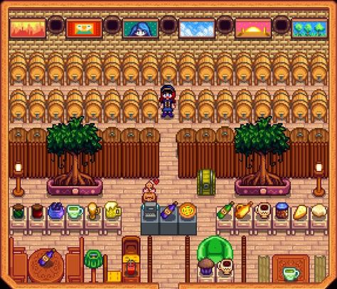 Shed Stardew Valley, Stardew Valley Design, Shed Shop, Stardew Valley Tips, Shed Ideas, Farm Layout, Setup Ideas, Shed Design, Stardew Valley