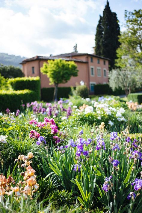 Villa la Massa has lush gardens on the property, Florence, Italy, The Taste SF Florence Garden, Things To Do In Tuscany, Southern Italy Travel, Beautiful Flower Gardens, Moodboard Images, Summer Vacation Destinations, Italian Aesthetic, Italy Florence, Paris Hotel