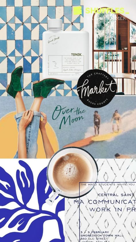 Muted Mediterranean Moodboard Pinterest Shuffles Collage Mediterranean Store Design, Mediterranean Poster Design, Mediterranean Design Graphic, Mediterranean Graphic Design, Mediterranean Branding, Mediterranean Restaurant Design, Mediterranean Hotel, Retro Coastal, Coastal Mediterranean