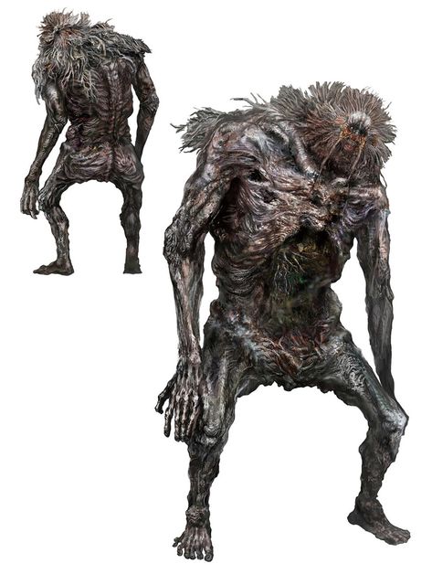 Troll Concept Art - Elden Ring Art Gallery Elden Ring Art Book, Elden Ring Concept Art Monster, Elden Ring Creatures, Soulsborne Aesthetic, Elden Ring Monsters, Elden Ring Character Design, Troll Concept Art, Elden Ring Concept Art, Horror Concept Art