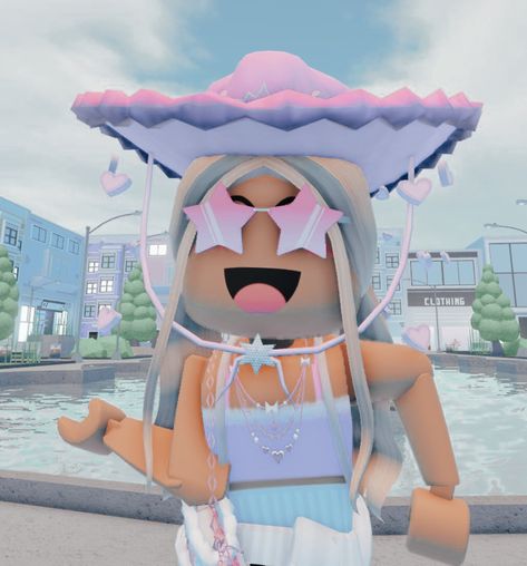 Cute Roblox Pfp, Preppy Roblox, Roblox Pfp, Iphone Wallpaper Preppy, Pfp Pics, Preppy Beach, Adorable Homes Game, Preppy Girls, Roblox 3