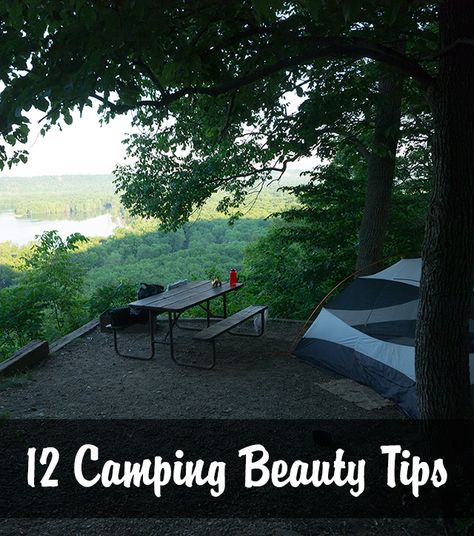 12 great camping beauty tips Camping Makeup, Family Camping Photography, Jeep Camping, Camping Photography, Camping Area, Camping Supplies, Camping Tips, Camping Equipment, A Picnic