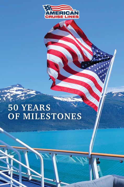 Take a look into the past, present, and future of American Cruise Lines with CEO Charles B. Robertson. American Cruise Lines, Cruise Lines, River Cruises, Cruises, Milestones, 50 Years, 50 %, The Past