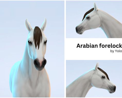 "Arabian" Forelock Sims 4 Arabian Cc, Sims Pets, Sims Packs, Horse Mane, Sims 4 Mm Cc, Sims 4 Mm, Sims 4 Collections, Ts4 Cc, Sims Mods