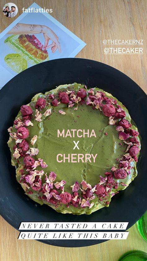 Matcha Cake, Cake Kit, Cherry Cake, Matcha, Cherry, Cake