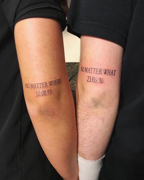 Matching Brother Tattoos, Bro Tattoos, Matching Tattoos For Siblings, Twin Tattoos, Brother Sister Tattoo, Small Matching Tattoos, Brother Tattoos, Matching Best Friend Tattoos, Matching Sister Tattoos