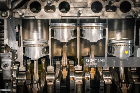 Stock Photo : Engine piston cross section Mechanical Workshop, Motorcycle Repair, Old Tractor, Automotive Mechanic, Engine Pistons, Car Repair Service, Peugeot 208, Engine Repair, Auto Repair Shop