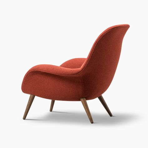 Swoon lounge chairs by Space Copenhagen for Fredericia 11 Howard Hotel, Swoon Lounge Chair, Copenhagen Design, Space Copenhagen, Scandinavian Interior Design, Hotel Interiors, Modern Lounge Chairs, Modern Lounge, Studio Space