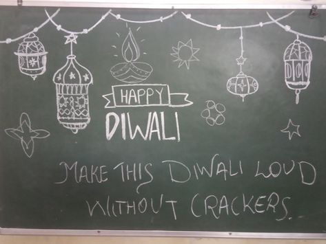 Diwali board decoration💥🎉 Decorate White Board, Diwali Board Decoration, White Board Decoration Ideas, Diwali Board, Board Decoration Ideas, Bord Design, Diwali Decor, Art And Craft Videos, Board Decoration