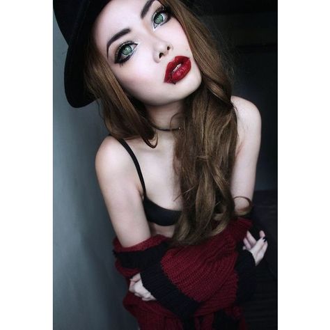 Wylona Hayashi her hair ❤ liked on Polyvore featuring models Wylona Hayashi, Goth Model, Goth Fashion Punk, Gothic Models, Goth Women, Goth Beauty, Gothic Beauty, Gothic Girls, Dark Beauty