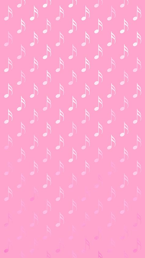 Pink Music Phone Wallpaper Background Music Wallpaper Pink, Pink Music Wallpaper, Girly Background, Music Note Heart, Music Designs, Maya Modeling, Note Music, Nota Musical, Pink Music