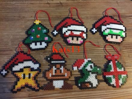 Christmas Perler Beads, Hamma Beads Ideas, Pokemon Bead, Pixel Beads, Pearl Beads Pattern, Easy Perler Beads Ideas, Art Perle, Perler Bead Templates, Perler Crafts