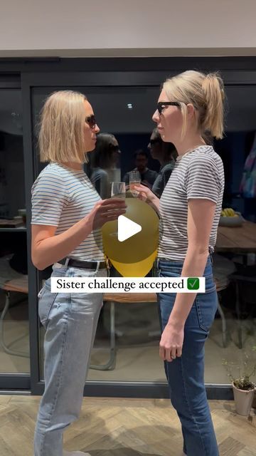 Daisy Woods on Instagram: "Sister challenge accepted ✅ Impromptu dance break at the family Christmas gathering, we’re always ready. You guys seemed to really enjoy our last attempt at a dance trend so here’s one more for you! Weird sisters around the world unite 💃😂 #trend #justforfun #christmasgames #sisterchallenge #dancetrend #funny #adele" Weird Sisters, Dance Challenge, Christmas Dance, Challenge Accepted, Dance Recital, Christmas Gathering, Twin Sisters, Street Style Inspiration, Christmas Games