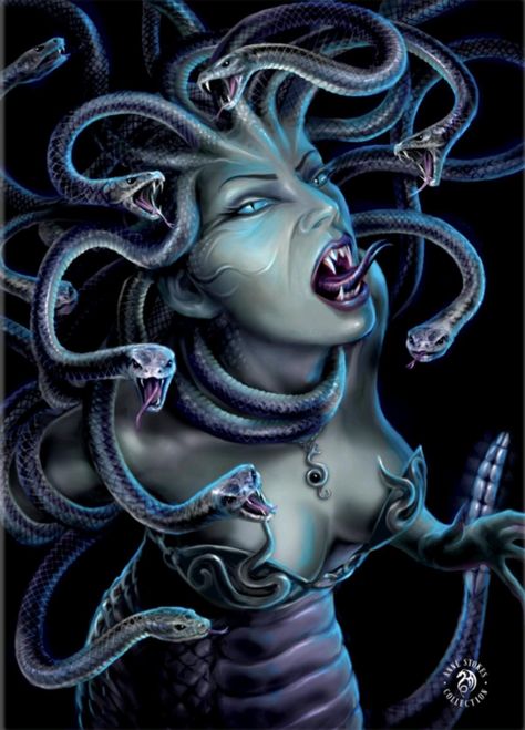 Image Joker, Anne Stokes Art, Medusa Gorgon, Creature Fantasy, Medusa Art, Luis Royo, Anne Stokes, Boris Vallejo, Heroic Fantasy