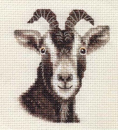 Embroidery Project Ideas, Toggenburg Goat, Animal Cross Stitch Patterns, Framed Cross Stitch, Patterns Embroidery, Baby Cross, Beaded Cross Stitch, Learn Embroidery, Cross Stitch Pictures