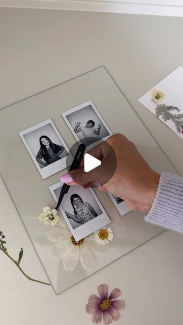 Deborah Trette on Instagram: "diy floral frame 🌸 a beautiful gift idea for Mother’s Day! I used a float frame and took polaroids with b&w film. Glued on dried florals and added ribbon 🎀 

everything you need to make this gift under my @shop.ltk / you can purchase dried flowers or use a floral press! 

printable: @threadmama_story 
save and share!

#diy #diygift #mothersdaygift #mothersday #diycrafts #diyhomedecor #amazonfinds #amazonhome #ltkhome #ltkgiftguide #ltkfamily" Framed Dried Flowers Diy, Flower Photo Frame Diy, Mothersday Gifts Diy Craft Ideas, Polaroid Gift Ideas, Polaroid Gift, Gift Idea For Mother, Framed Flowers, Dried Flowers Diy, Toddler Art Projects