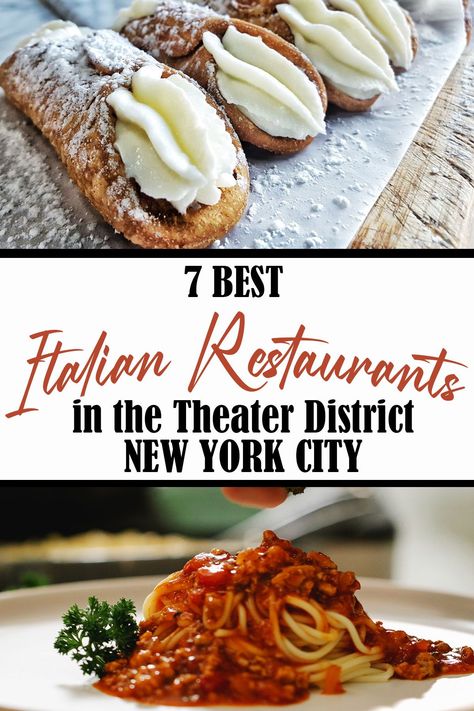 From classic pasta dishes to fresh seafood, there's an Italian dish for everyone to enjoy in the Theater District in New York City. New York Bucket List, York Christmas, Best Italian Restaurants, Chicken Parmigiana, Italian Restaurants, Theater District, York Travel, Classic Italian Dishes, Pasta Lover