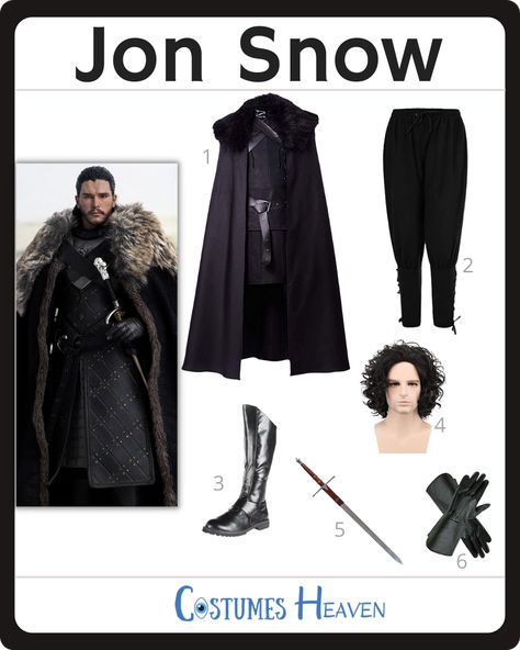 Snow Costume Diy, Jon Snow Costume Diy, John Snow Costume, Jon Snow Cosplay, Snow Costume, Jon Snow Costume, King Of The North, Curly Hair Long, Gloves Diy