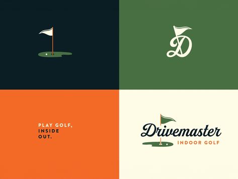 Design System for Indoor Golf by ArtVersion on Dribbble Golf Logo Inspiration, Golf Logos, Golf Logo Design, Graphic Design Education, Indoor Golf, Ball Aesthetic, Golf Logo, Brand Architecture, Golf Outing