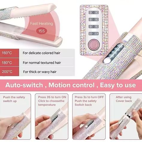 So what can our “All You Need” 2 in 1 hair straightener do ? Swipe to see➡️➡️ Transform your hair game with the ultimate styling tool. Perfect for sleek straight locks or bouncy curls, all in one compact device. Here’s why you’ll love it: 💎 Dual Functionality - Straightens & curls effortlessly. 💎 Portable Design - Ideal for styling on the go, fits perfectly in your bag. 💎 Fast Heating - Heats up in seconds for quick touch-ups anytime, anywhere. 💎 Ceramic Coated Plates - Smooth, shiny resul... Mini Straightener, Brush Straightener, Cordless Hair Straightener, Hair Straightening Brush, Hair Straightener And Curler, Dropshipping Products, Travel Hairstyles, Frizz Free Hair, Hair Brush Straightener