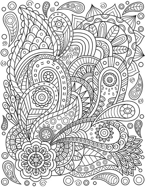 Printable Paisley Adult Coloring Page Free Adult Coloring Printables Simple, Colouring Patterns, Free Printable Adult Coloring Pages, Paisley Coloring Pages, Free Adult Coloring Printables, Adult Coloring Books Printables, Adult Colouring Printables, Abstract Coloring Pages, Pattern Coloring Pages